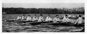 University of Wisconsin Madison Men's Rowing, 1933, b/w